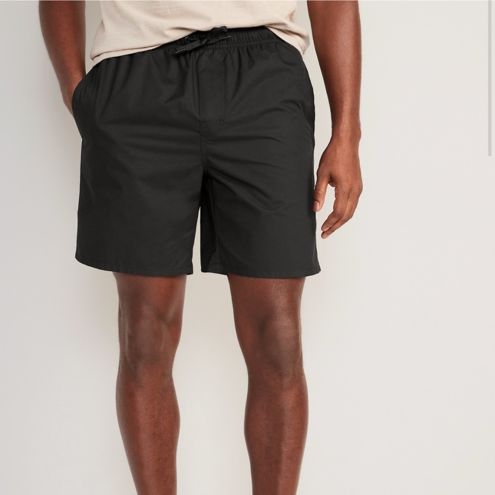 Old Navy || men's black swim trunks